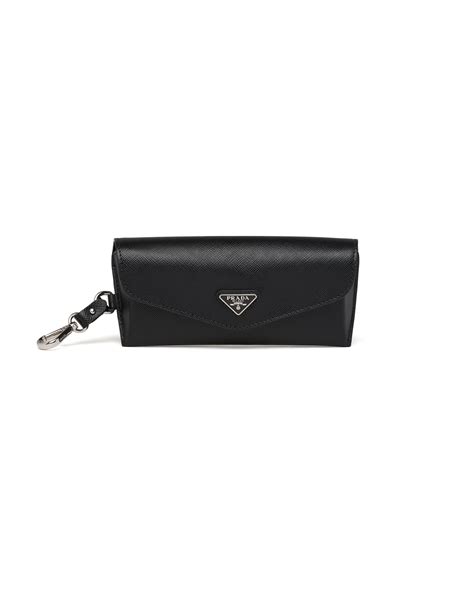 saffiano leather sunglasses case prada|Black Saffiano Leather Glasses Case .